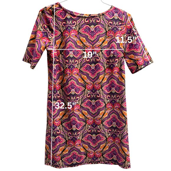 Aryeh Paisley Print Dress – Size Small - Picture 5 of 5